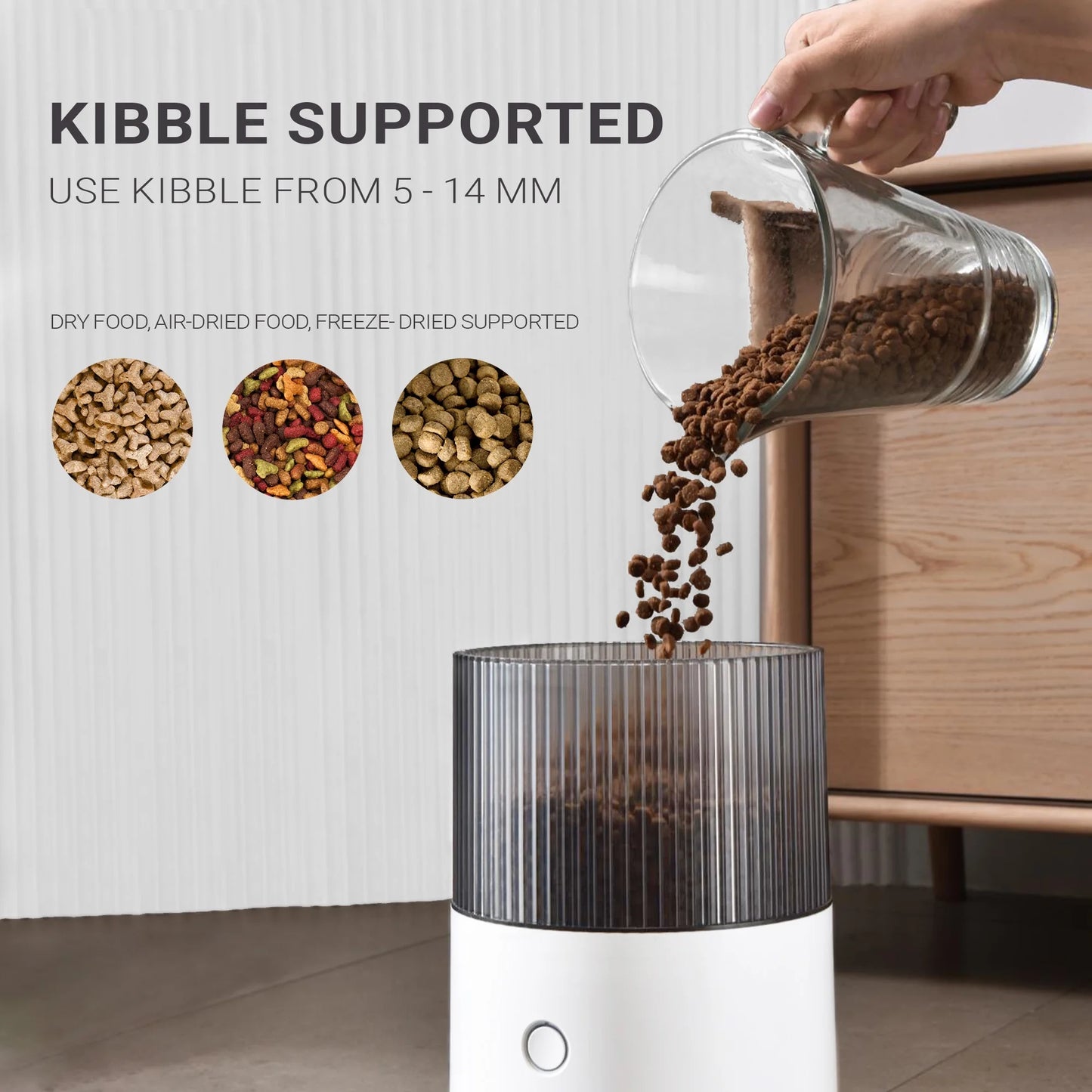 Purechew Mini Automatic Smart Cat Feeder, Smart Food Dispenser for Dogs and Cats